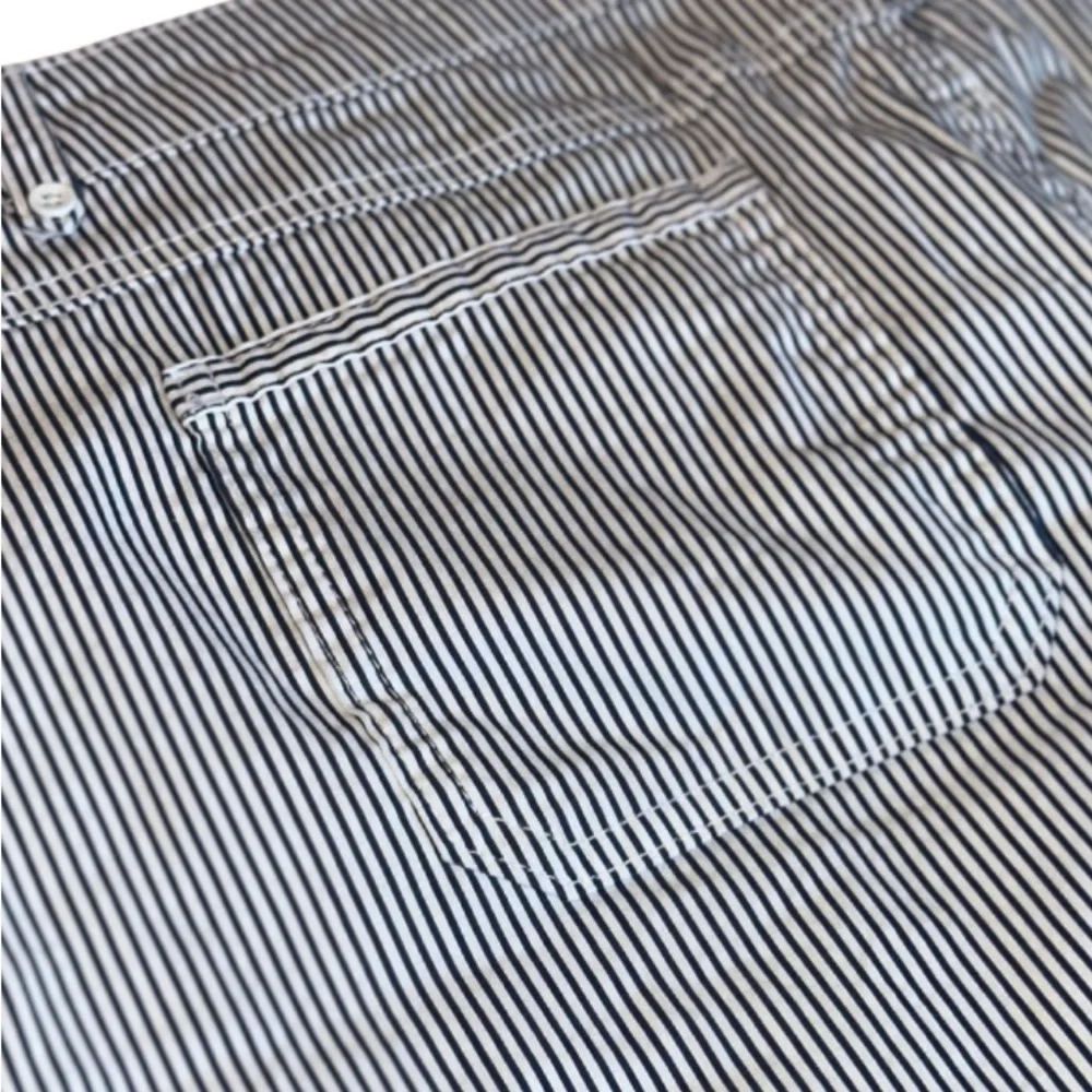 Karen Scott Blue and White Stripe Skort - Picture 6 of 8